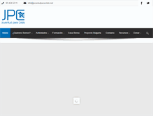 Tablet Screenshot of juventudparacristo.net
